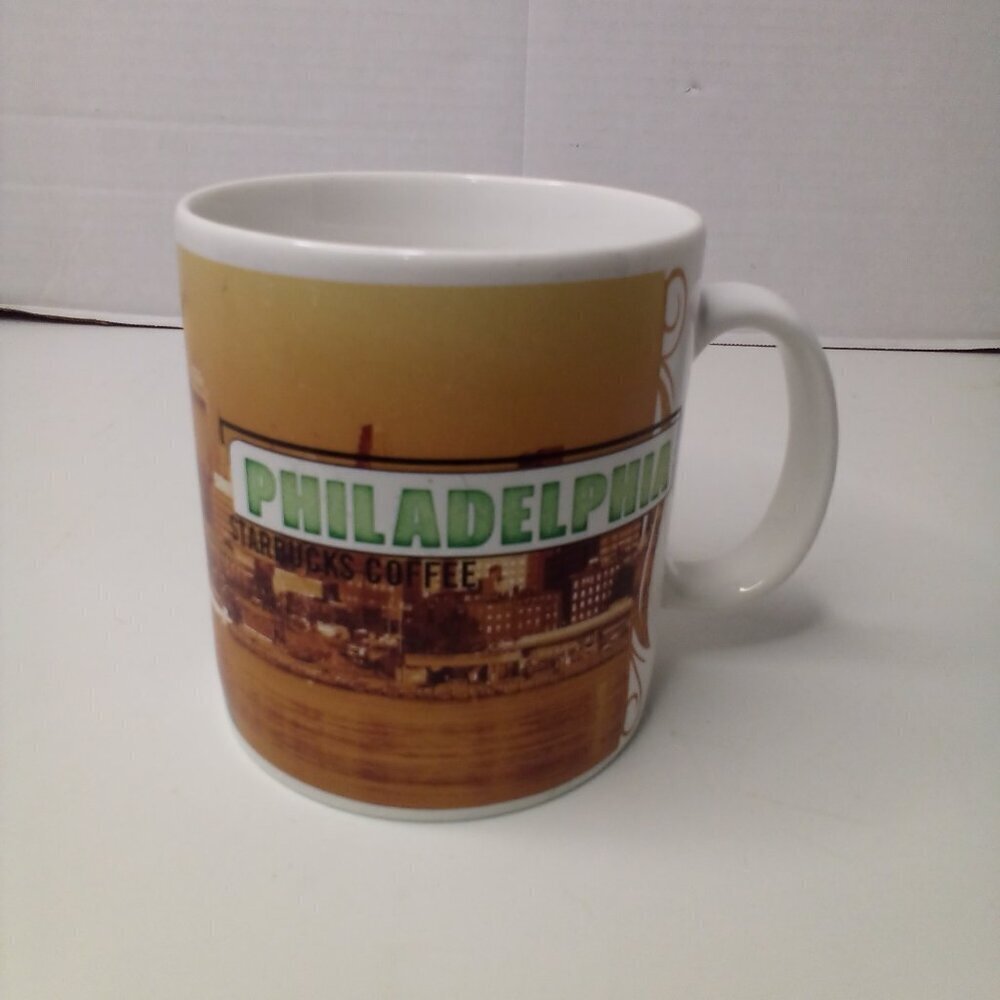 Starbucks Coffee Mug Vintage 1999 Philadelphia Liberty Bell